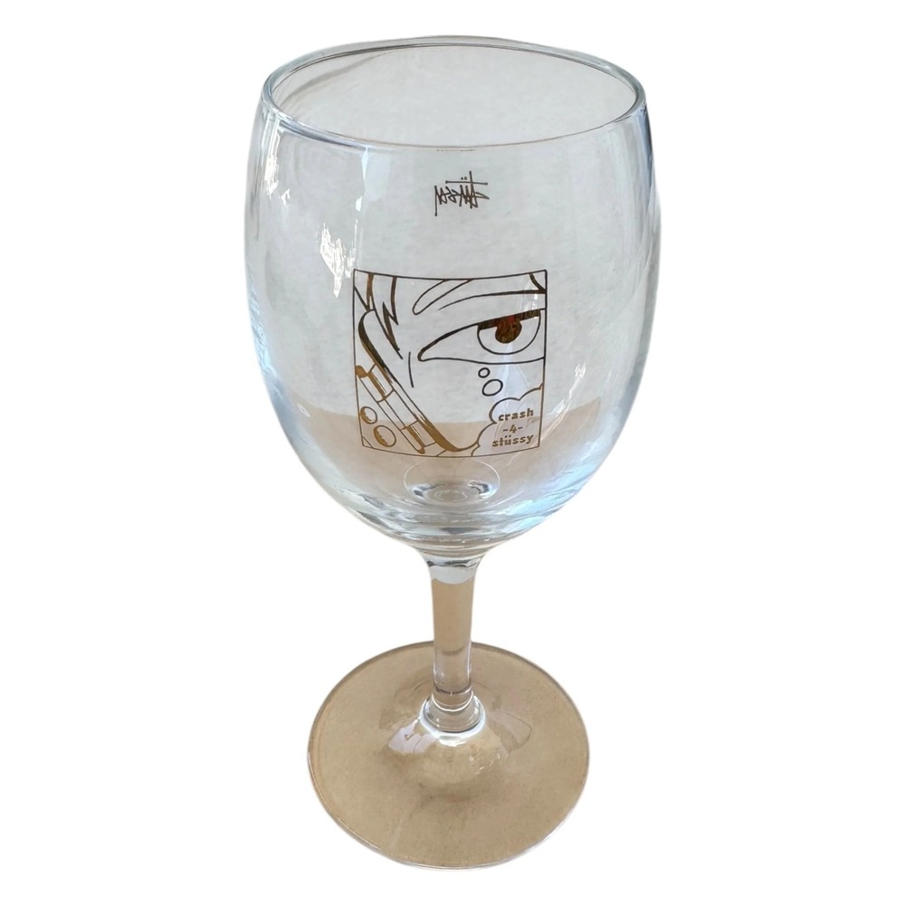 Stussy 2003 Crash Wine Glass Ikebukuro Chapter Renewal